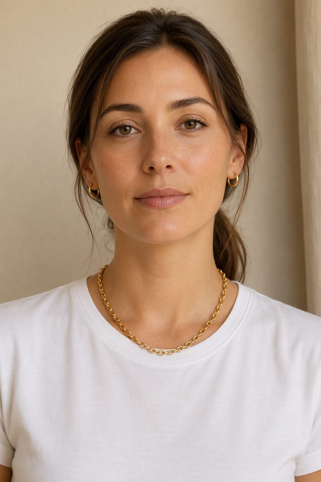 Model wearing 316L Stainless Steel jewellery
